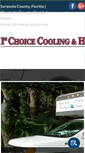 Mobile Screenshot of 1stchoicecooling.com